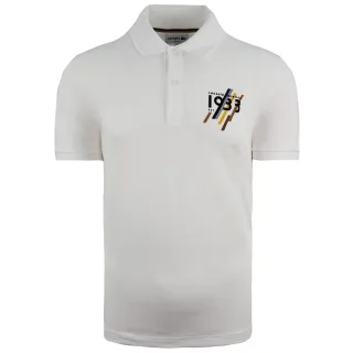 Lacoste Slim Fit Herren weißes Poloshirt