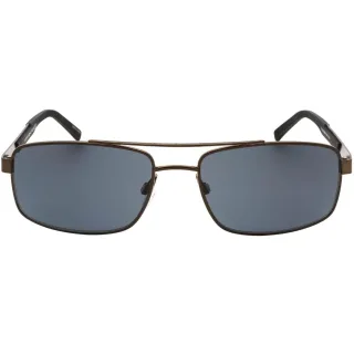 Tommy Hiliger Sonnenbrille mit grauen Glasern und dunklem Rutheniumschwarz