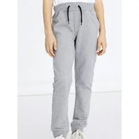 Name It Jogginghose NKMSWEAT für Jungen mit verstellbarem Bund und Kordelzug unifarben, casual, regular fit, Baumwollmix, Rundhals