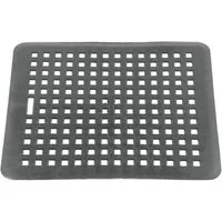Wüllner + Kaiser Abtropfmatte Spülbeckeneinlage eckig Kunststoff 31,5 x 27 cm grau