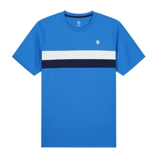 K-Swiss - T-Shirt für Herren, Rundhalsausschnitt, Regulär (Graublau)