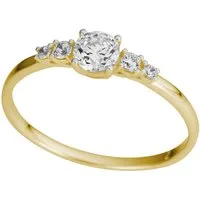 Firetti Fingerring Schmuck Geschenk Gold 333 Damenring Goldring, mit Zirkonia (synth)