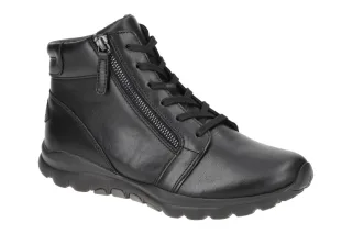 Gabor 76.868.57 Damen Stiefeletten ROLLINGSOFT Schwarz - bequeme Komfort Sneaker
