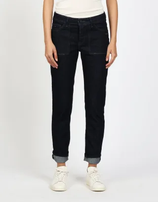 GANG Damen Jeans 94NICA WORKER - boyfriend fit Jeans prewashed