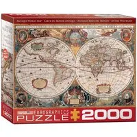 Puzzle 2000 Teile Puzzle - Puzzle - Antike Weltkarte Orbis Geographica, Puzzleteile