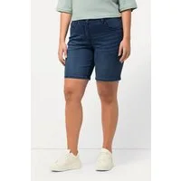 Ulla Popken Bermudas Jeansbermuda Mandy 5-Pocket-Form Komfortbund