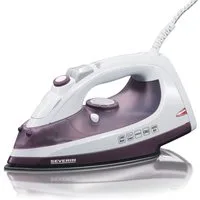Severin Dampfbügeleisen BA 3210, 2500 W, keramikbeschichtete Bügelsohle Antihafteffekt, 70g/min Dampfstoß, lila