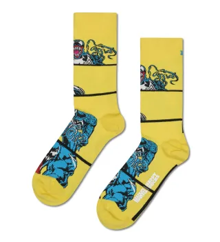 happy socks - MARVEL Symbiote Sock Gelb - Gr. - 38