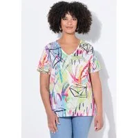 Angel of Style T-Shirt T-Shirt bequeme Passform Scribble-Muster