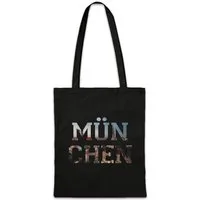 Urban Backwoods Beuteltasche München Stofftasche Munich Bayern Bavaria Skyline Stadt City (1-tlg), Deutschland Germany Allemagne Germania