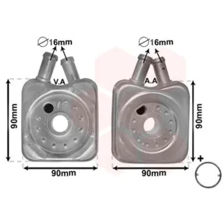 Van Wezel ?lk?hler Audi A4-A6 Ford Seat Inca Skoda Octavia VW Passat