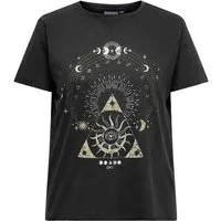ONLY CARMAKOMA T-Shirt CARLUCY LIFE REG S/S TOP JRS NOOS Baumwolle, regular fit