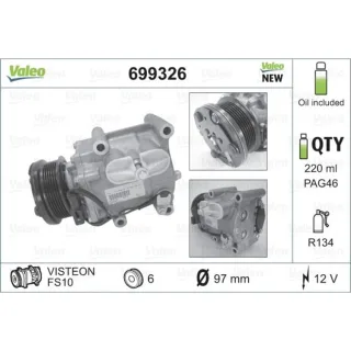 Valeo Klimakompressor Ford Mazda 699326