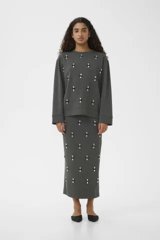 Langarm KINCENTIW Gerade Passform dark grey