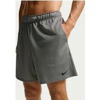 Nike Laufshorts M NK DF FLEX 7IN SHORT K SMOKE GREY/BLACK