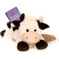 Habibi Plush Wärmekissen Habibi Plush Wärmetier Stofftier 1826 Kuh schwarz / weiß