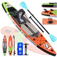 DURAERO Inflatable SUP-Board Stand up Paddle Board Aufblasbare SUP Board Set,330x76x15cm,Rot