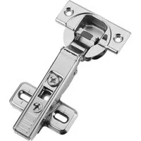 blum Möbelbeschlag Topfband Schrankscharnier 110° mit Schließautomatik (1 St), Eckanschlag 71B3550 inkl. Montageplatte 173L6100