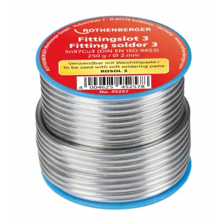 Rothenberger Fittingslot 3, 3mm, 250g, Spule - 45255