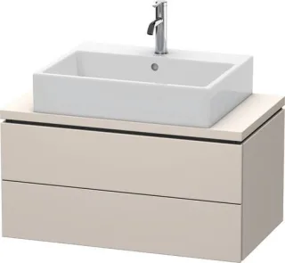 Duravit L-Cube Konsolenwaschtischunterbau wandhängend Taupe Supermatt 820x477x400 mm - LC580708383 LC580708383