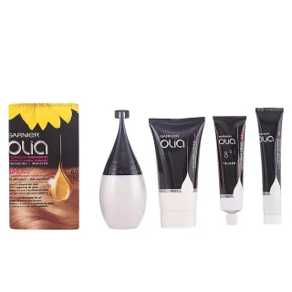 Olia Coloración Permanente #8,0 Rubio Claro Set 4 pz