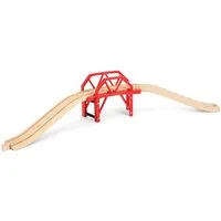 BRIO® Spielzeugeisenbahn-Brücke BRIO® WORLD, Bahnbrücke mit Auffahrten