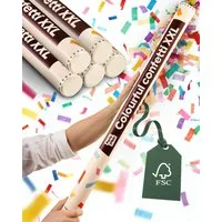 Partyjoker Konfetti Konfettikanone Bunt - 5-8 m Konfettistrahl - einfach & sicher - Party, 5-8 Meter Strahl – Großer Effekt für Innen & Außen