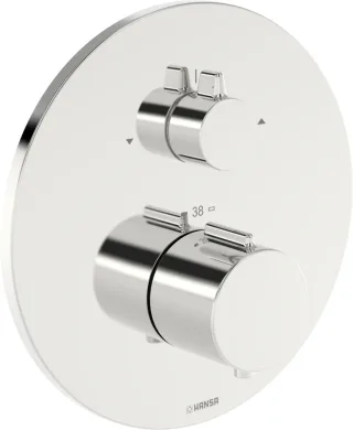 Hansa FM-Set f. zwei Abgänge HANSAEASYTHERM, 8862 Rosette rund verchromt, 88629245 88629245