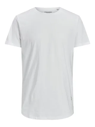 JACK&JONES - JJENOA TEE SS CREW NECK NOOS PLS white