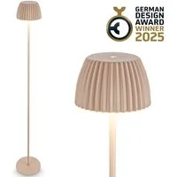 Briloner Leuchten LED Stehlampe Akku LED Stehleuchte Riffle