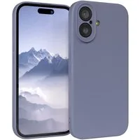 EAZY CASE Handyhülle für Apple iPhone 17 Hülle Silikon 6,3 Zoll, Silikon Schutzhülle mit Kameraschutz Matt Back Cover Soft Eis Blau