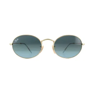 Lunettes De Soleil Ray-Ban Ovale RB3547 001/3M Dégradé Gris Bleu Gris Bleu