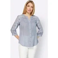 heine Klassische Bluse Bluse 3/4-Arm