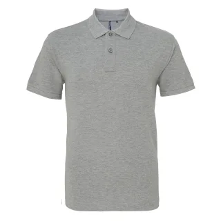 Asquith & Fox Mens Plain Kurzarm-Poloshirt (Heather)