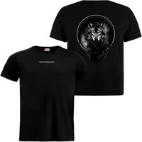 One Strange Rock T-Shirt Wolf mit großem Rückenprint