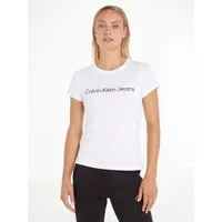 Calvin Klein Jeans T-Shirt CORE INSTIT LOGO SLIM FIT TEE mit CK-Logoschriftzug