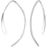 ALEXANDER YORK Paar Ohrhaken EINHÄNGER silber, 2-tlg., 925 Sterling Silber