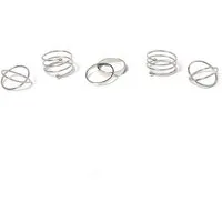 Firetti Ring-Set im teilweise mehrreihigen Design (Set, 6-tlg)