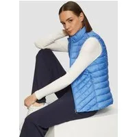 s.Oliver Outdoorjacke Outdoor-Weste Leichte Steppweste mit Stehkragen