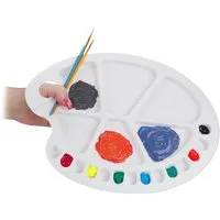 relaxdays Malpalette Mischpalette für Farben