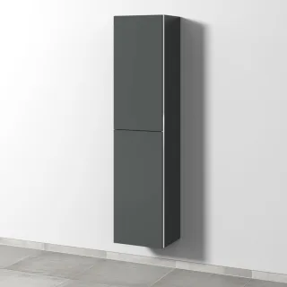 Sanipa 3way Hochschrank mit 2 Türen, Anthrazit-Matt BR09422