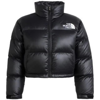 The North Face Nuptse Damen Schwarze Kurzjacke