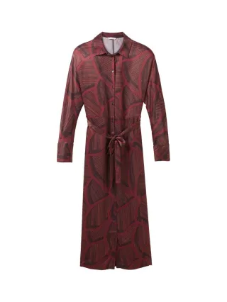 Tom Tailor - Gemustertes Blusenkleid schwarz - Gr. - 36