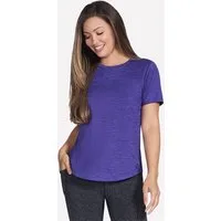 Skechers Funktionsshirt Women's Tshirt elastisches Material, aus Jersey, mit Rundhalsausschnitt, Kurzarm