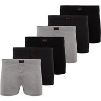 TEXEMP Boxershorts 6er Pack Herren Boxershorts Unterwäsche Baumwolle Unterhose Boxer (Packung, 6-St) Bis 6XL - 100% Baumwolle
