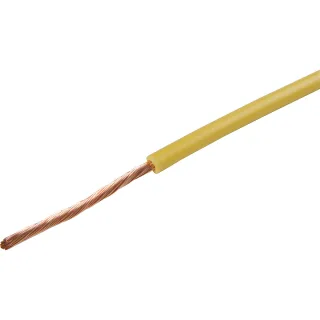 HERTH&BUSS Kabel, FLY, 1x 1,0mm², 50m gelb - 51275107002