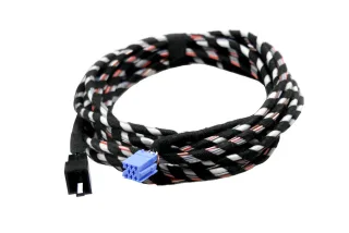 Original Kufatec CD Wechsler Kabel Verlängerung 8 Pin Mini ISO für VW Audi