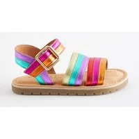 Next Gestreifte Ledersandalen Sandale (1-tlg)