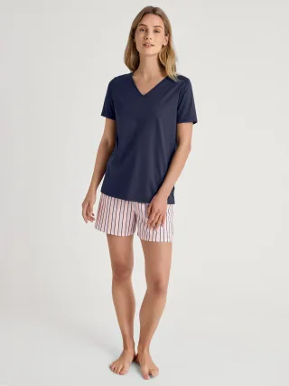 CALIDA - DAMEN Shirt kurzarm peacoat blue - Gr. - XS