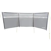 Skandika Windschutz Bora, Camping Sichtschutz mit Stangen, für Garten, Strand, Terrasse, stabil, sturmfest, ohne Bohren, Sonnenschutz, 6 m Windfang Zaun